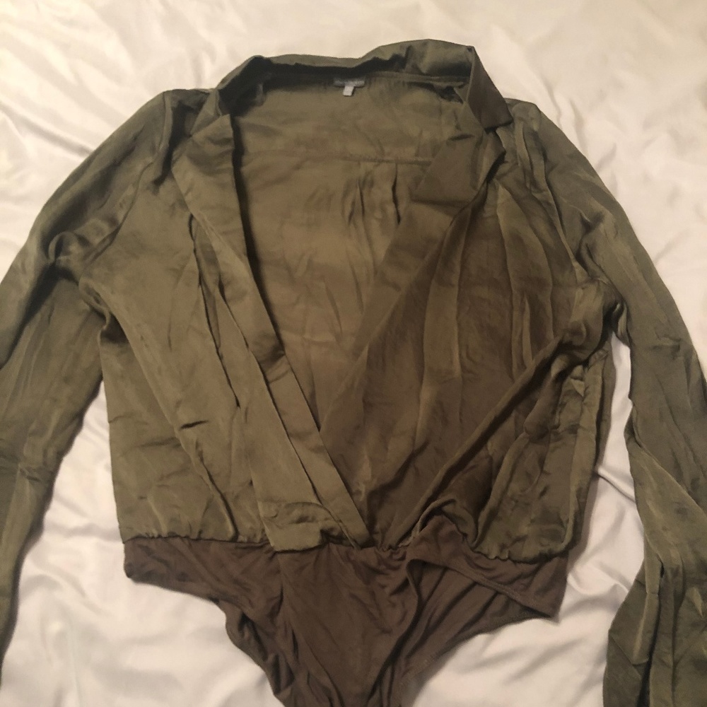 Olive Green Bodysuit